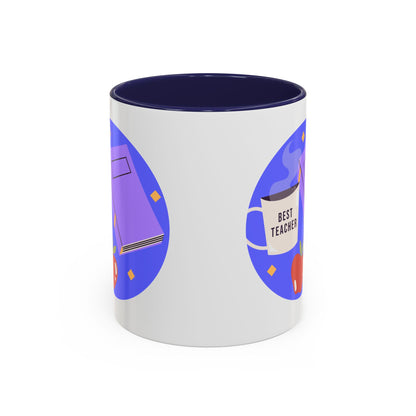 Best Teacher Accent Coffee Mug - Perfect Gift for Educators