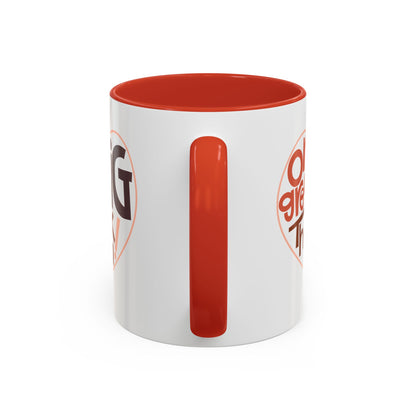 Thank You Accent Coffee Mug – One Great Big Thank You Design (11oz, 15oz)