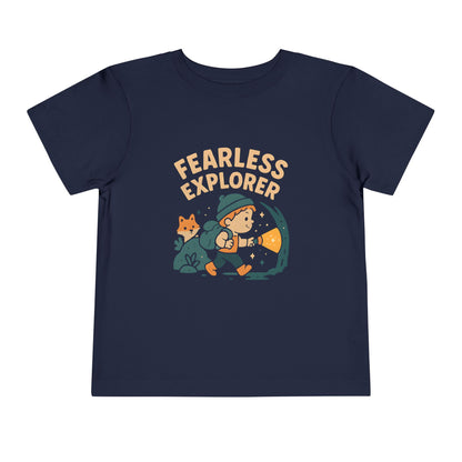 Fearless Explorer – Toddler Soft Cotton T-Shirt