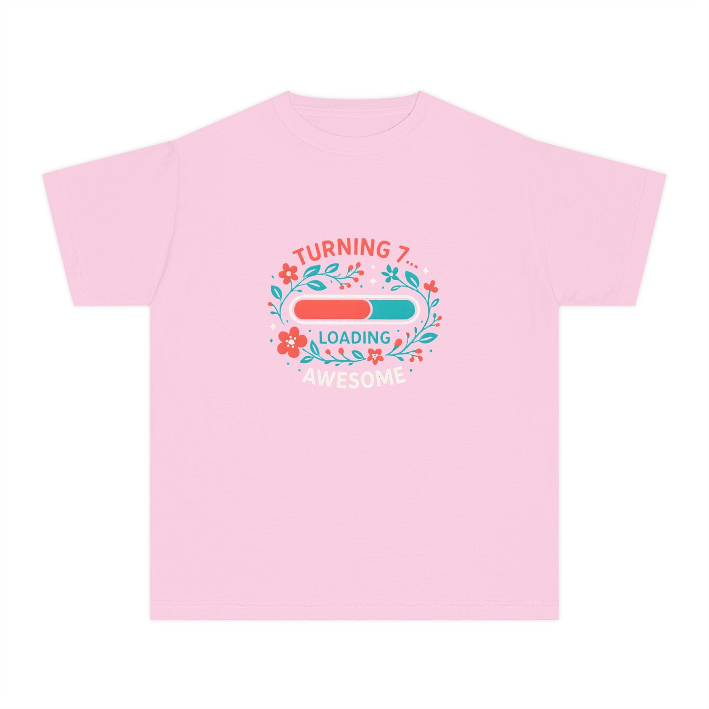 Turning 7… Loading – Kids Relaxed Fit T-Shirt