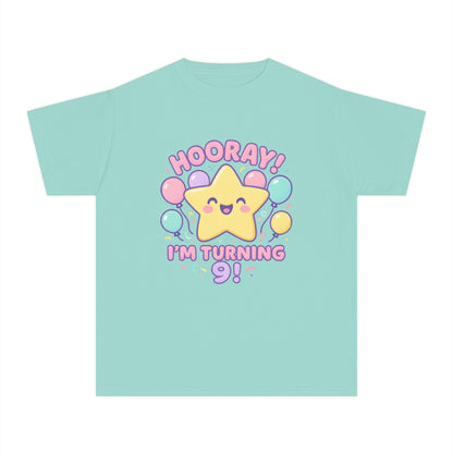 Hooray! I’m Turning 9 – Kids Relaxed Fit T-Shirt