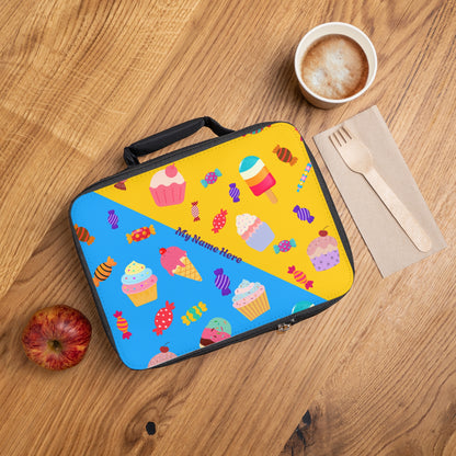 Bright & Sweet Kids Lunch Bag with Custom Name