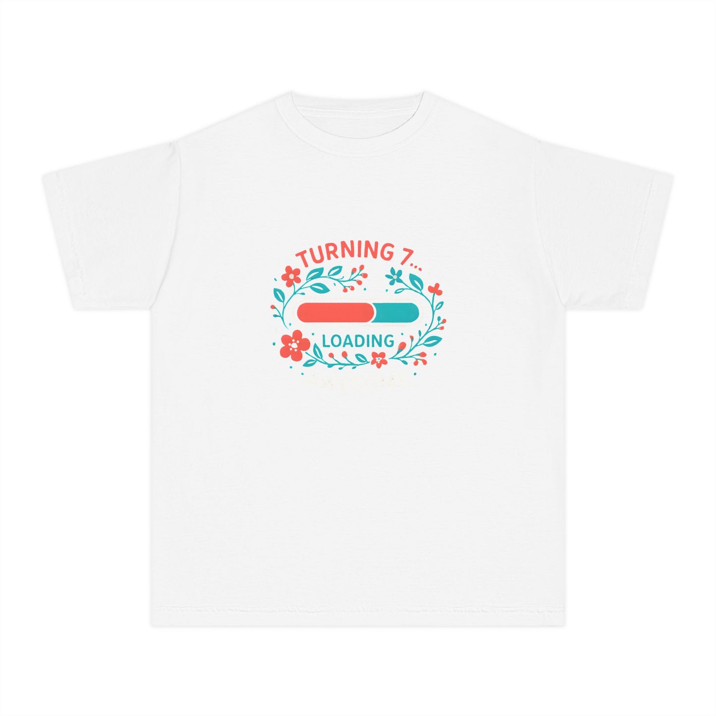 Turning 7… Loading – Kids Relaxed Fit T-Shirt