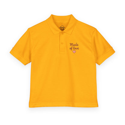 Made of Love – Kids Classic Polo Shirt
