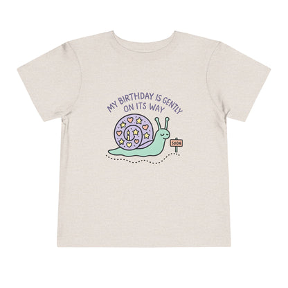 My Birthday is – Toddler Soft Cotton T-Shirt