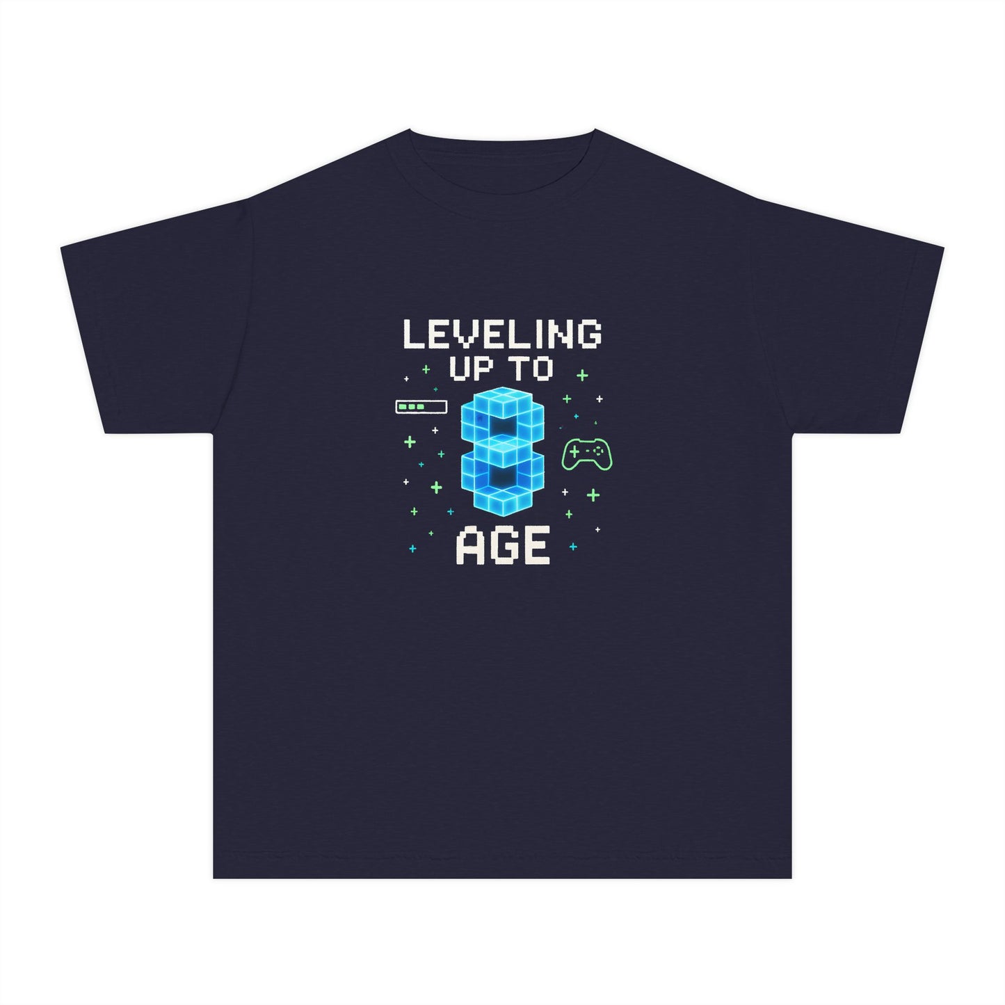 Leveling Up to Age 8 – Kids Relaxed Fit T-Shirt