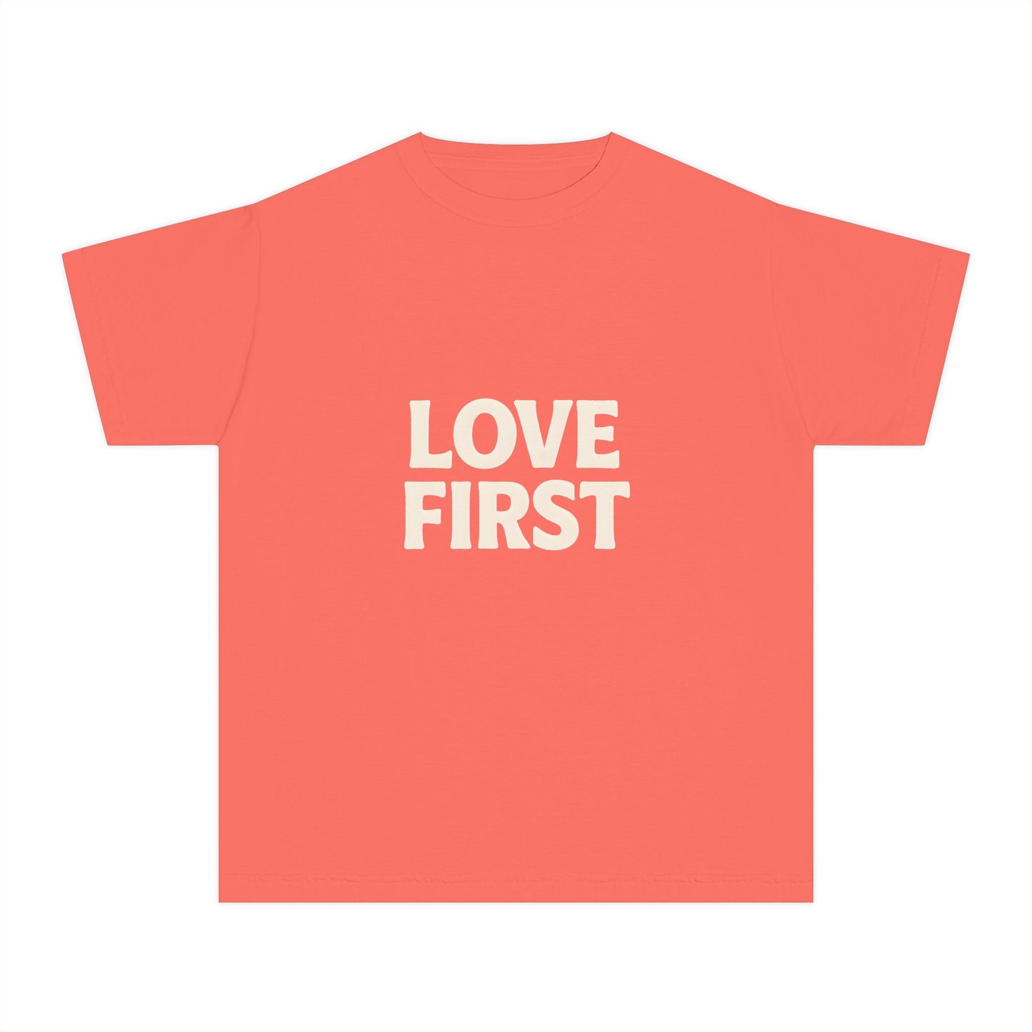 LOVE FIRST – Kids Relaxed Fit T-Shirt