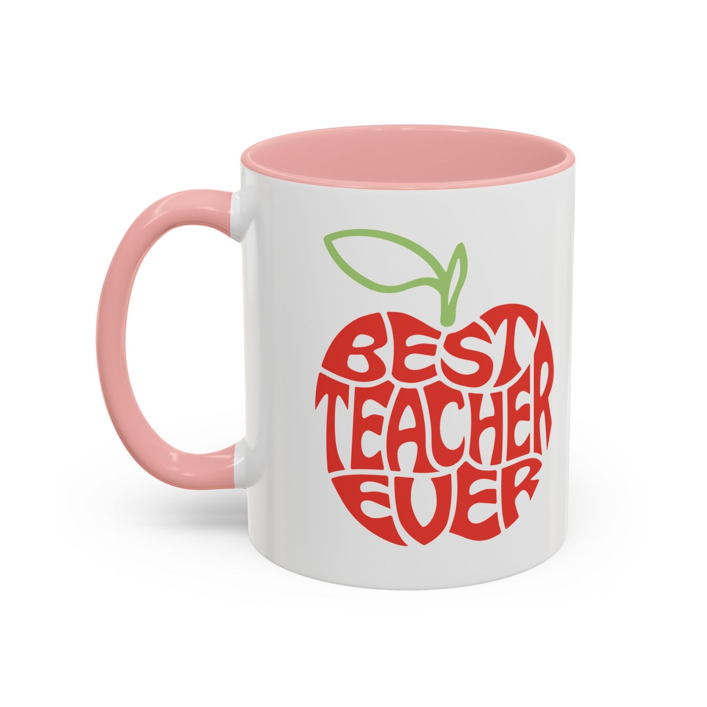 Best Teacher Ever Accent Coffee Mug - Perfect Gift for Educators