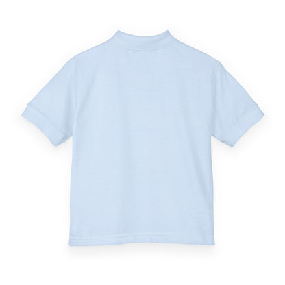 Red 'lovely' Heart Logo – Kids Classic Polo Shirt