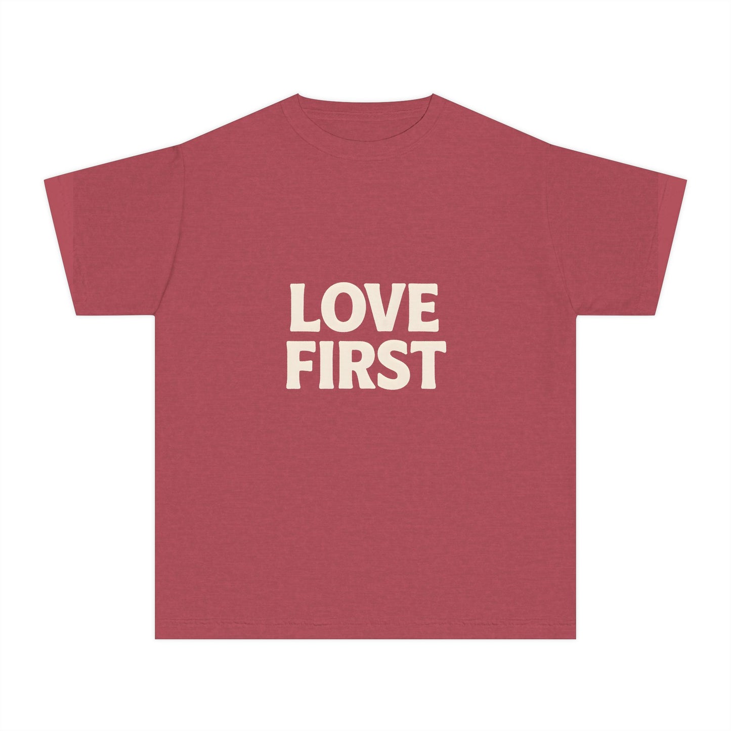 LOVE FIRST – Kids Relaxed Fit T-Shirt