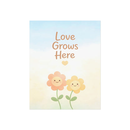 Love Grows Here – Fine Art Poster