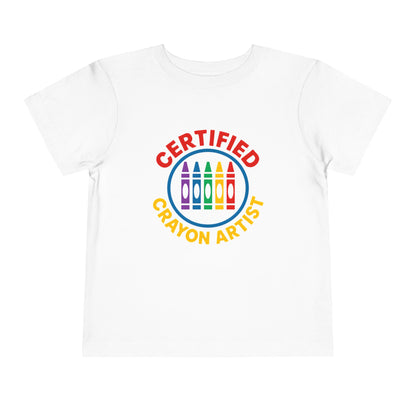 Certified Crayon Artist Toddler Tee
