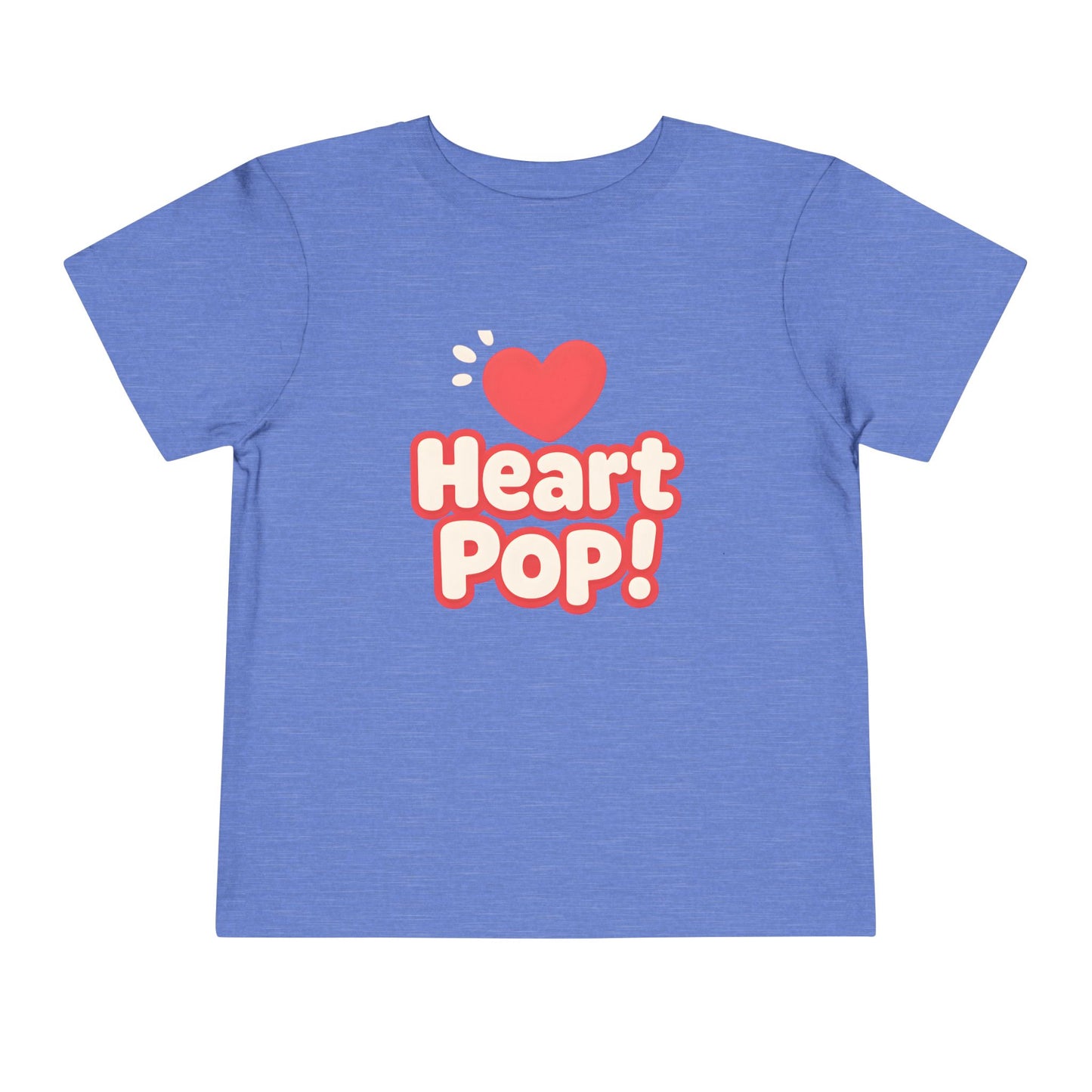 Heart Pop! – Toddler Soft Cotton T-Shirt