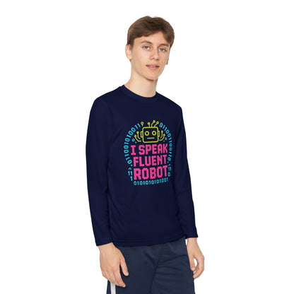 Youth Long Sleeve Robot Tee