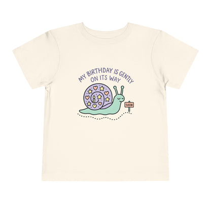 My Birthday is – Toddler Soft Cotton T-Shirt