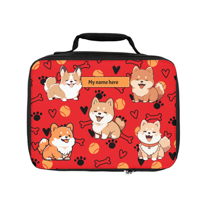 Personalized Dog Themed Lunch Bag