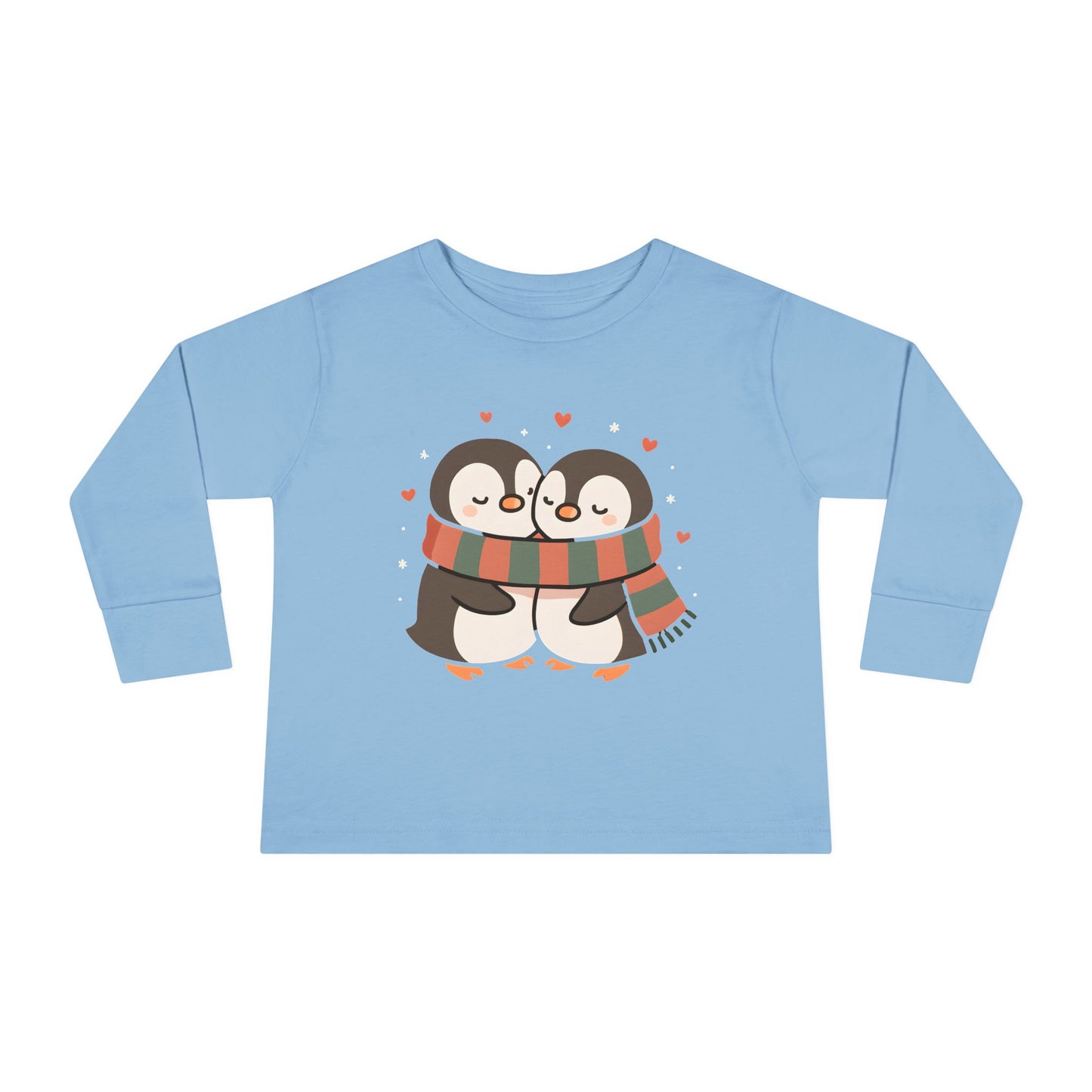 Penguin Hug Toddler Long Sleeve Tee