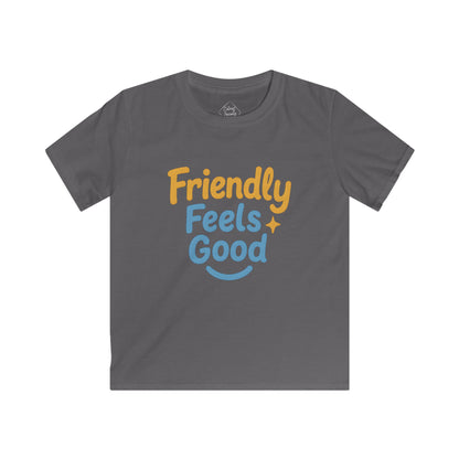 Friendly Feels Good – Kids Soft Cotton T-Shirt