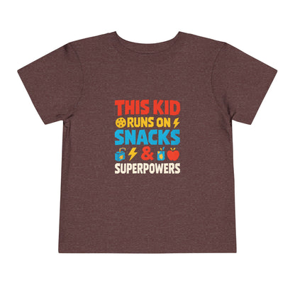 Toddler Snack Superpowers Tee