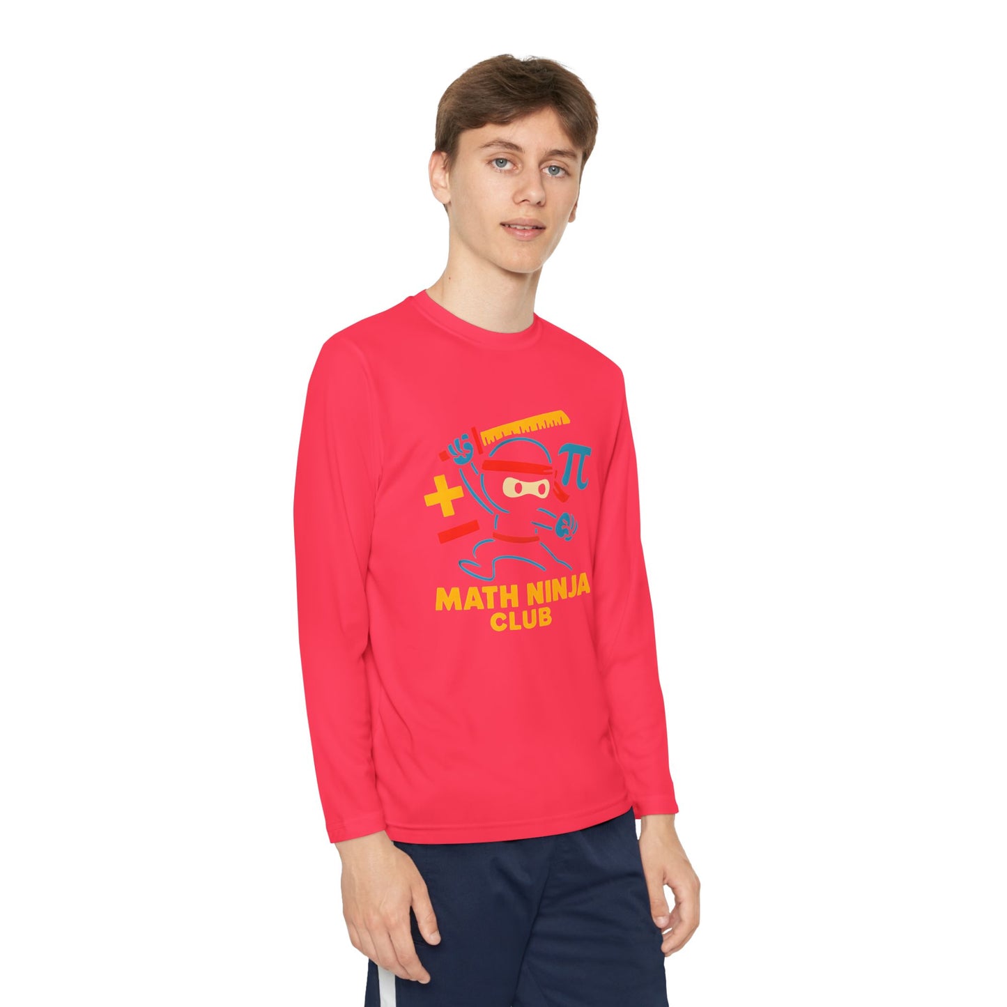 Math Ninja Club Youth Long Sleeve Tee