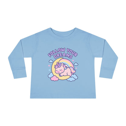 Follow Your Dreams Toddler Long Sleeve Tee