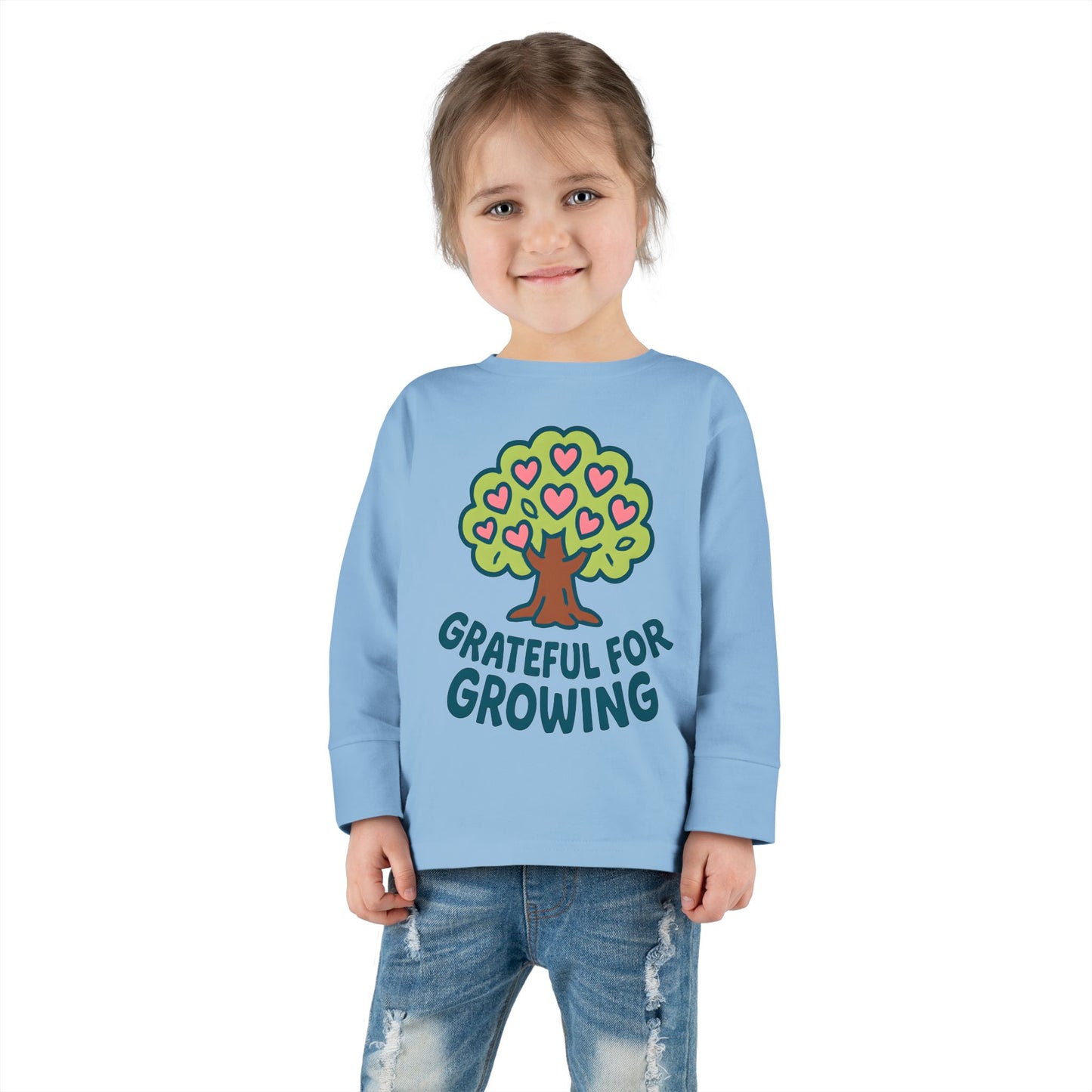 Grateful for Growing Toddler Long Sleeve Tee