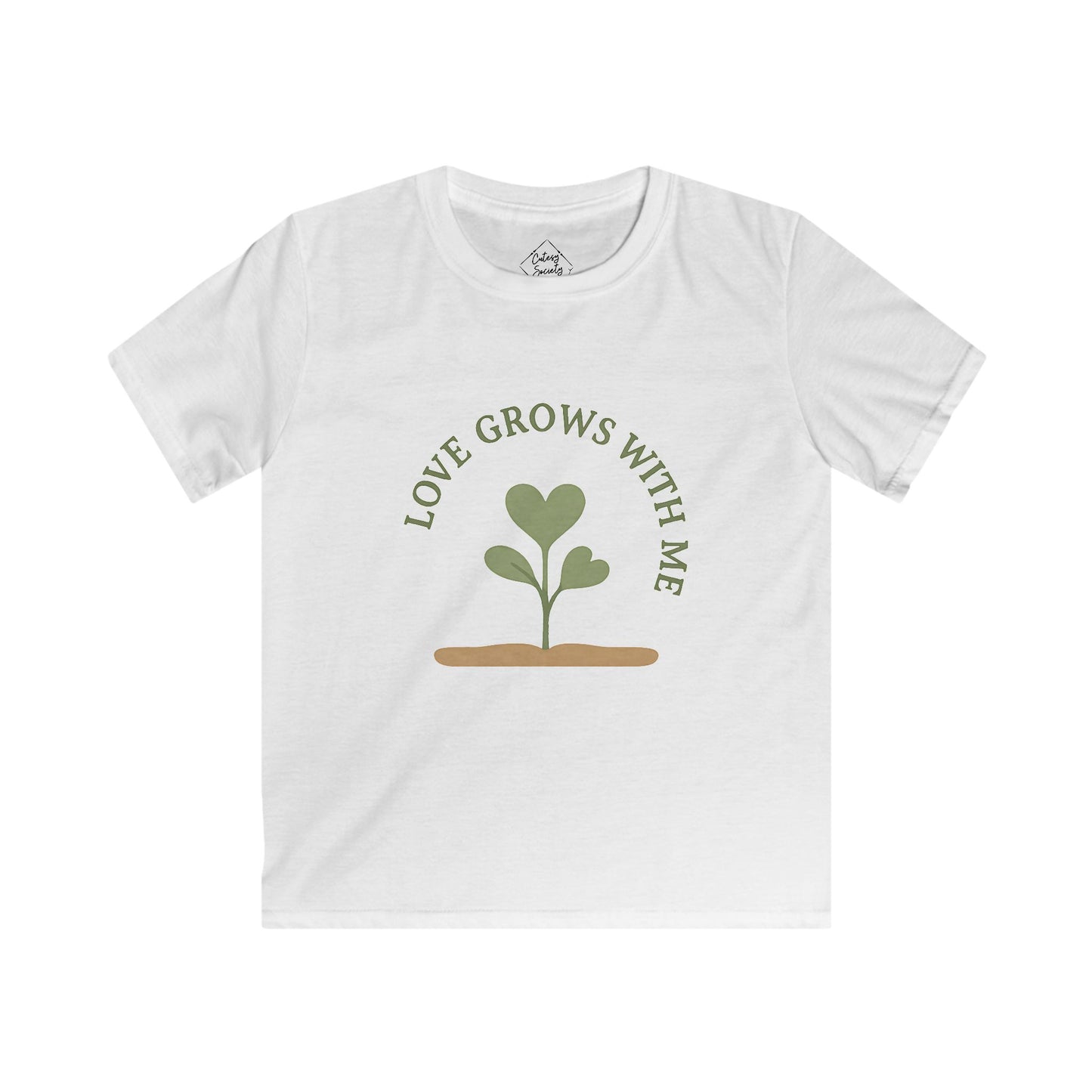 "Love Grows With Me" – Kids Soft Cotton T-Shirt