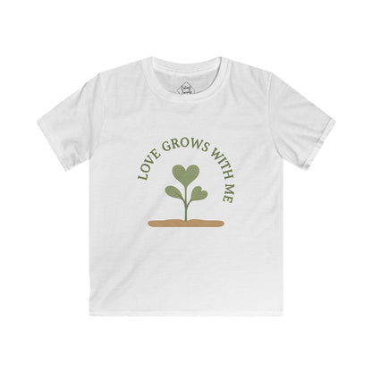 "Love Grows With Me" – Kids Soft Cotton T-Shirt