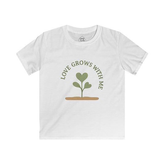 "Love Grows With Me" – Kids Soft Cotton T-Shirt