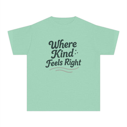 Where Kind Feels Right – Kids Relaxed Fit T-Shirt
