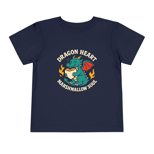 Dragon Heart - Toddler Soft Cotton T-Shirt