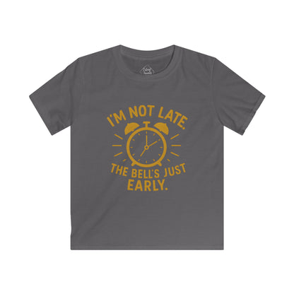 Kids Tee with Alarm Clock Design