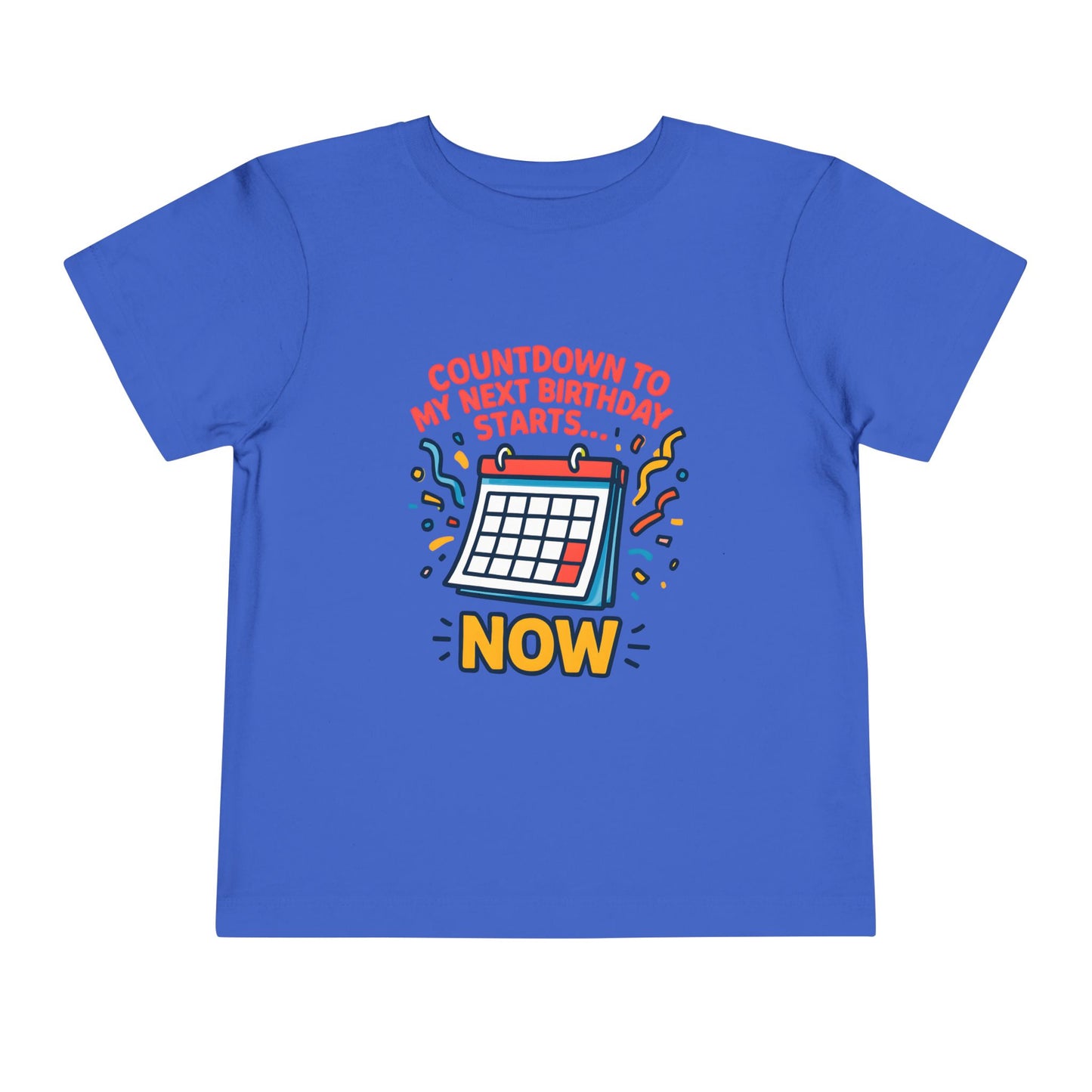 Cute Calendar Birthday – Toddler Soft Cotton T-Shirt