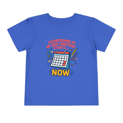 Cute Calendar Birthday – Toddler Soft Cotton T-Shirt