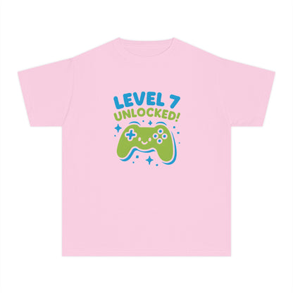 Level 7 Unlocked – Kids Relaxed Fit T-Shirt