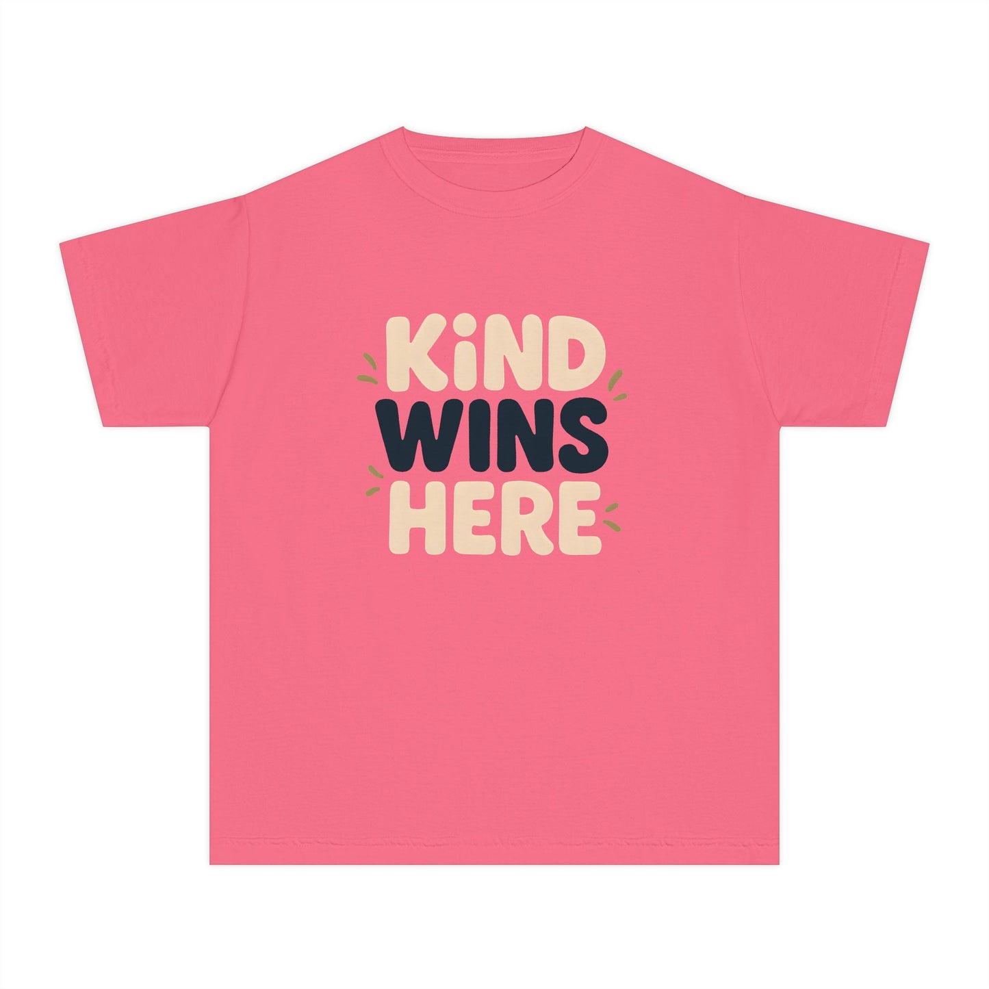 Kind Wins Here – Kids Relaxed Fit T-Shirt
