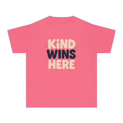 Kind Wins Here – Kids Relaxed Fit T-Shirt