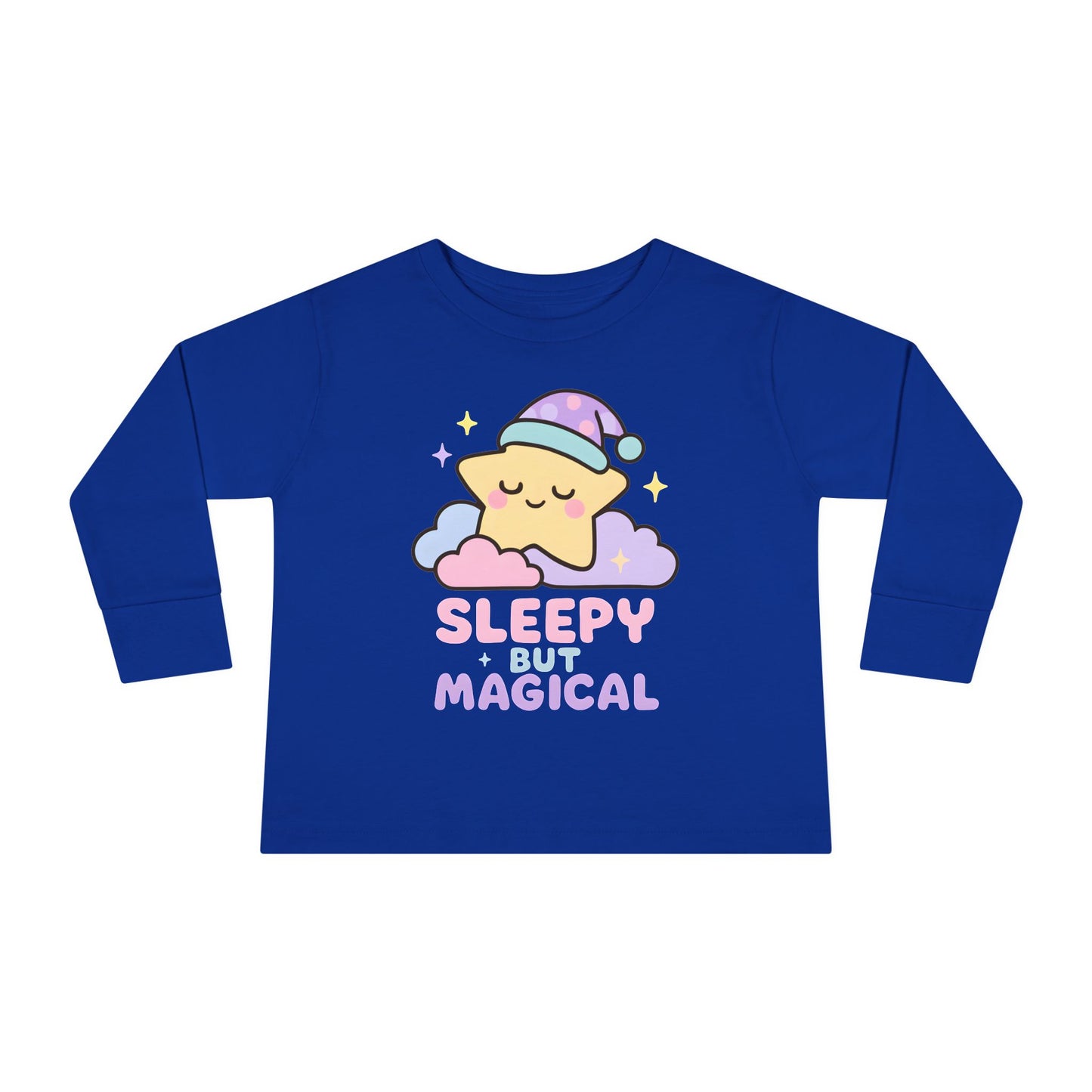 Sleepy But Magical Toddler Long Sleeve Tee
