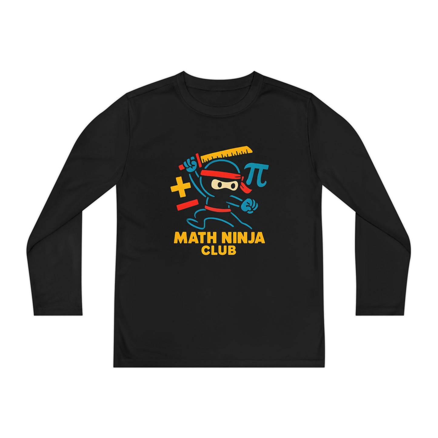Math Ninja Club Youth Long Sleeve Tee
