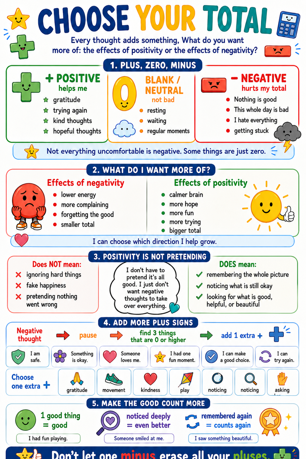 Choose Your Total: Free Positive Thinking Guide for Kids