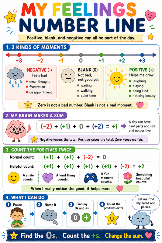 My Feelings Number Line: Free Kids Guide