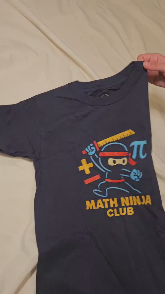 Real product video: Math Ninja Club (Navy) — original recorded sound, 11-second edit