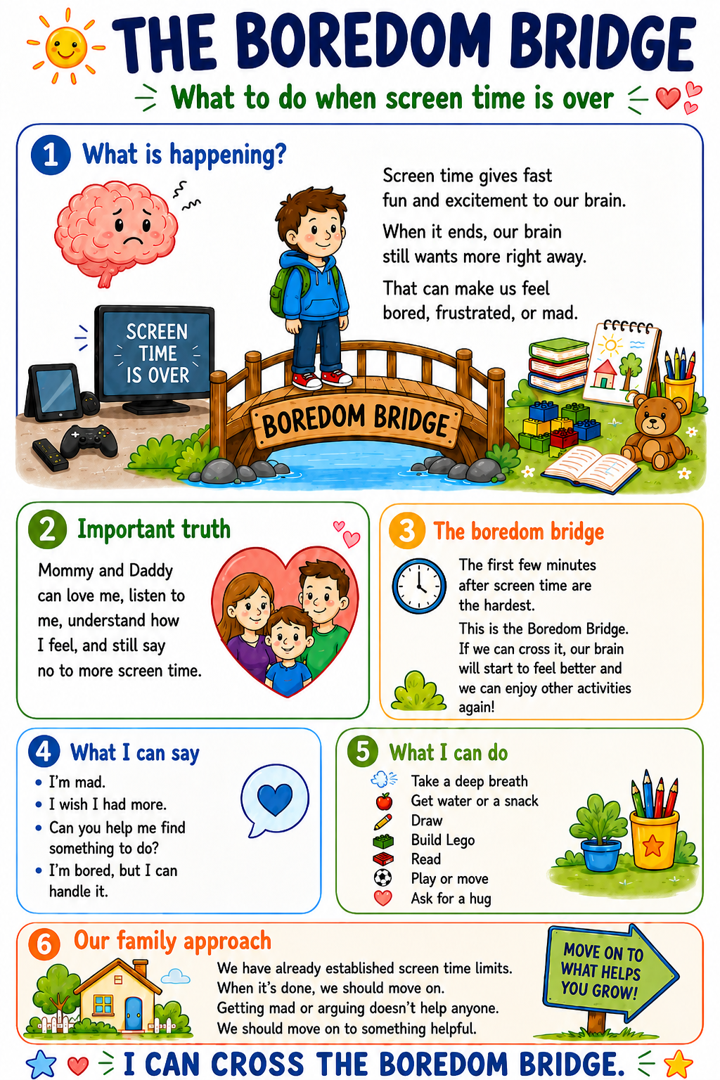 The Boredom Bridge: Free Screen Time Transition Guide